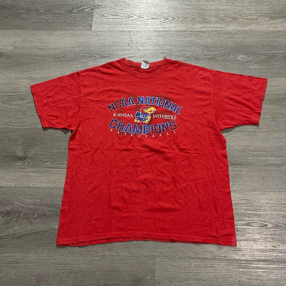 2008 Kansas Jayhawks NCAA men's basketball national championship red shirt